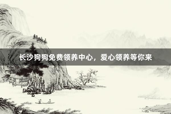 长沙狗狗免费领养中心，爱心领养等你来